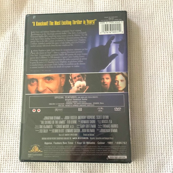 2 for $15 bundle DVD Silence of the Lambs. New in package - Picture 2 of 2